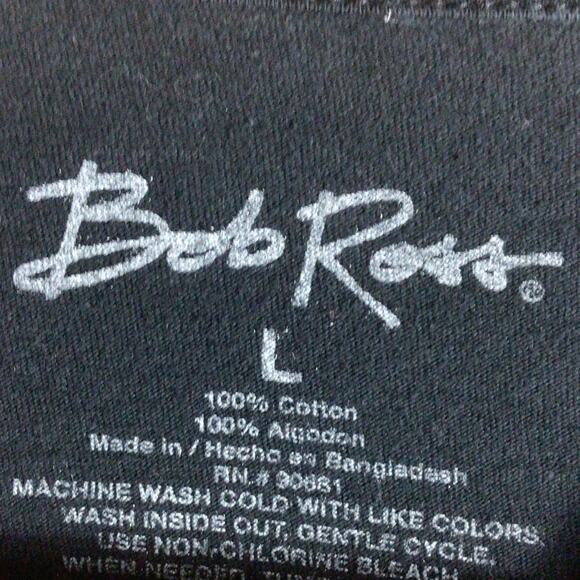 Bob Ross Painting No mistakes Happy Accidents T Shirt Large - Picture 3 of 4